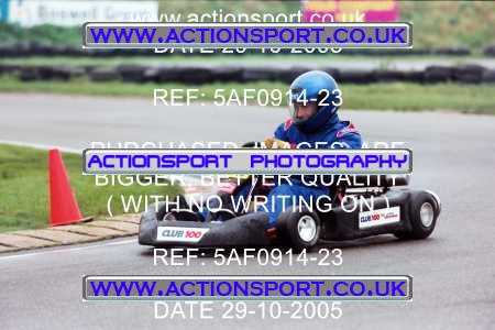 Photo: 5AF0914-23 ActionSport Photography 29/10/2005 Club 100 Kart Event - Ellough _1_AllDrivers #55