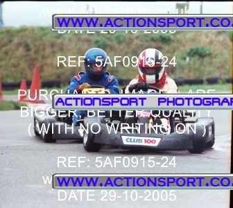 Photo: 5AF0915-24 ActionSport Photography 29/10/2005 Club 100 Kart Event - Ellough _1_AllDrivers #55