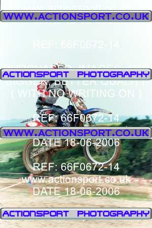 Photo: 66F0672-14 ActionSport Photography 18/06/2006 YMSA Poole & Parkstone MC - Foxholes _7_NoviceB #44