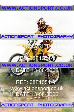 Photo: 68F1054-31 ActionSport Photography 13/08/2006 AMCA Devizes MC - West Kennett  _0_JuniorsPractice #2