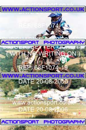 Photo: 68F1074-19 ActionSport Photography 20/08/2006 Moredon MX Aces of Motocross - Farleigh Castle  _4_BW85s #91