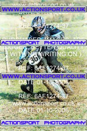 Photo: 6AF1274-37 ActionSport Photography 01/10/2006 Pre65 Motocross - Marks Tey  _0_SolosPractice #361