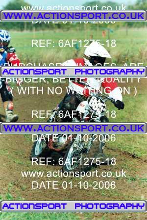 Photo: 6AF1275-18 ActionSport Photography 01/10/2006 Pre65 Motocross - Marks Tey  _0_SolosPractice #885
