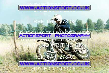 Photo: 6AF1278-02 ActionSport Photography 01/10/2006 Pre65 Motocross - Marks Tey  _3_Greeves #536