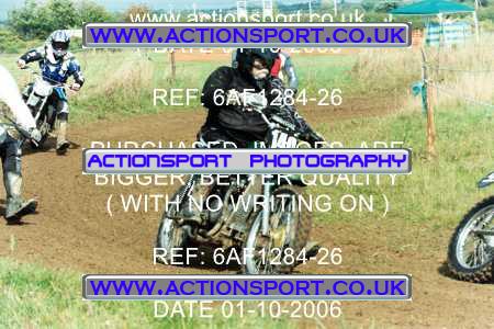 Photo: 6AF1284-26 ActionSport Photography 01/10/2006 Pre65 Motocross - Marks Tey  _7_Pre65Over350cc #140