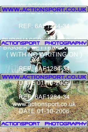Photo: 6AF1284-34 ActionSport Photography 01/10/2006 Pre65 Motocross - Marks Tey  _7_Pre65Over350cc #364