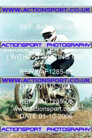 Photo: 6AF1285-06 ActionSport Photography 01/10/2006 Pre65 Motocross - Marks Tey  _7_Pre65Over350cc #364