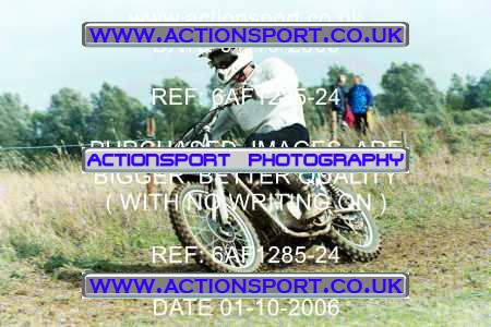 Photo: 6AF1285-24 ActionSport Photography 01/10/2006 Pre65 Motocross - Marks Tey  _7_Pre65Over350cc #364