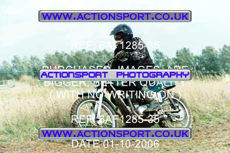 Photo: 6AF1285-35 ActionSport Photography 01/10/2006 Pre65 Motocross - Marks Tey  _7_Pre65Over350cc #140