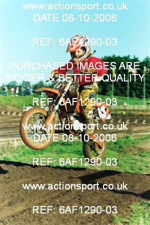 Photo: 6AF1290-03 ActionSport Photography 08/10/2006 ACU BYMX Team Event - Mildenhall  _1_Juniors #43