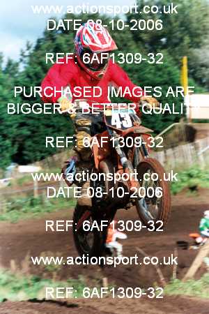 Photo: 6AF1309-32 ActionSport Photography 08/10/2006 ACU BYMX Team Event - Mildenhall  _1_Juniors #43