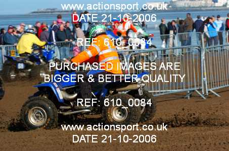 Photo: 610_0084 ActionSport Photography 21,22/10/2006 Weston Beach Race  _2_AdultQuadsSidecars #179