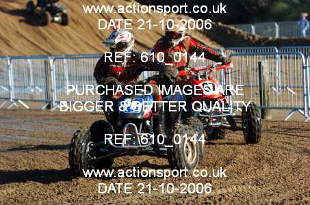 Photo: 610_0144 ActionSport Photography 21,22/10/2006 Weston Beach Race  _2_AdultQuadsSidecars #381