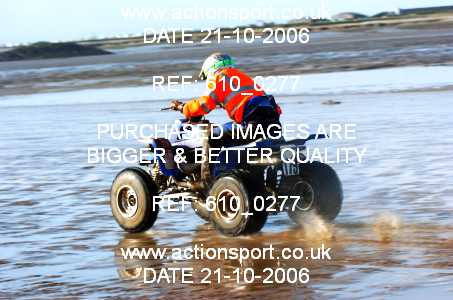 Photo: 610_0277 ActionSport Photography 21,22/10/2006 Weston Beach Race  _2_AdultQuadsSidecars #179