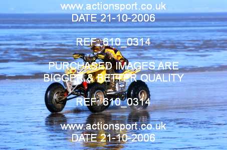 Photo: 610_0314 ActionSport Photography 21,22/10/2006 Weston Beach Race  _2_AdultQuadsSidecars #73