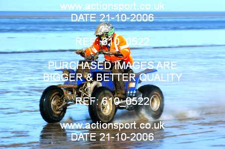 Photo: 610_0522 ActionSport Photography 21,22/10/2006 Weston Beach Race  _2_AdultQuadsSidecars #179