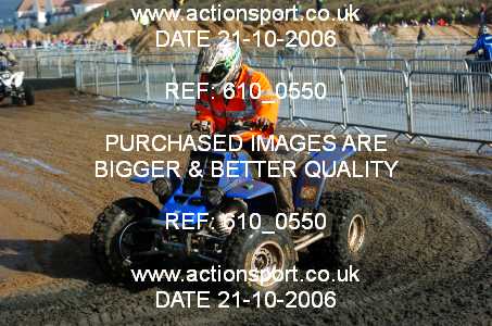 Photo: 610_0550 ActionSport Photography 21,22/10/2006 Weston Beach Race  _2_AdultQuadsSidecars #179