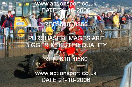 Photo: 610_0560 ActionSport Photography 21,22/10/2006 Weston Beach Race  _2_AdultQuadsSidecars #1