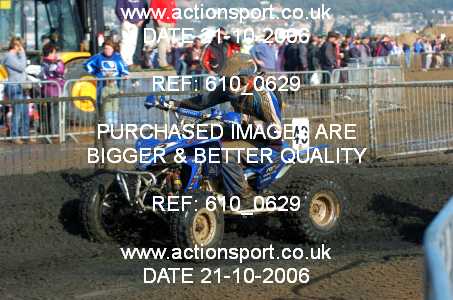 Photo: 610_0629 ActionSport Photography 21,22/10/2006 Weston Beach Race  _2_AdultQuadsSidecars #43