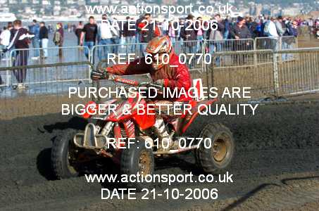 Photo: 610_0770 ActionSport Photography 21,22/10/2006 Weston Beach Race  _2_AdultQuadsSidecars #1