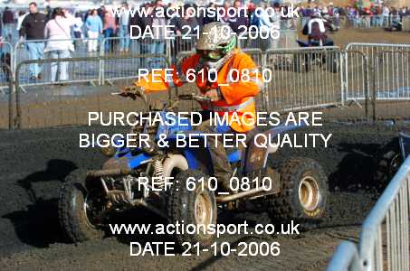 Photo: 610_0810 ActionSport Photography 21,22/10/2006 Weston Beach Race  _2_AdultQuadsSidecars #179