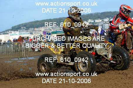 Photo: 610_0942 ActionSport Photography 21,22/10/2006 Weston Beach Race  _2_AdultQuadsSidecars #73