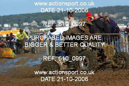 Photo: 610_0997 ActionSport Photography 21,22/10/2006 Weston Beach Race  _2_AdultQuadsSidecars #26