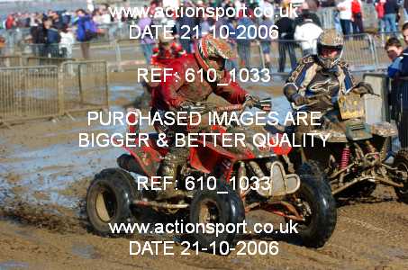 Photo: 610_1033 ActionSport Photography 21,22/10/2006 Weston Beach Race  _2_AdultQuadsSidecars #1