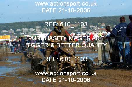 Photo: 610_1103 ActionSport Photography 21,22/10/2006 Weston Beach Race  _2_AdultQuadsSidecars #29