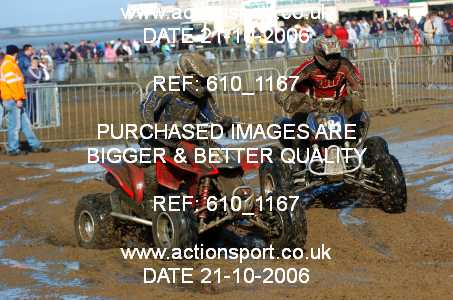 Photo: 610_1167 ActionSport Photography 21,22/10/2006 Weston Beach Race  _2_AdultQuadsSidecars #381