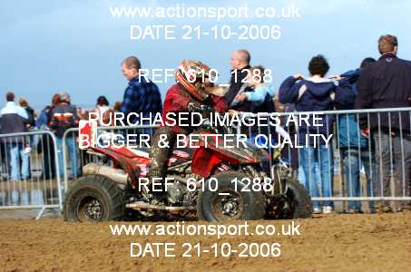 Photo: 610_1288 ActionSport Photography 21,22/10/2006 Weston Beach Race  _2_AdultQuadsSidecars #1