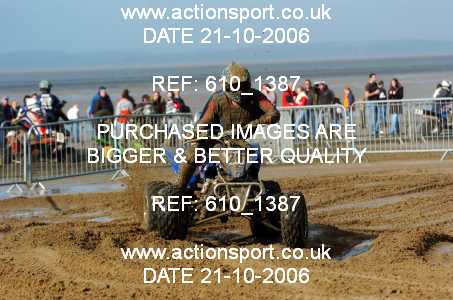 Photo: 610_1387 ActionSport Photography 21,22/10/2006 Weston Beach Race  _2_AdultQuadsSidecars #29