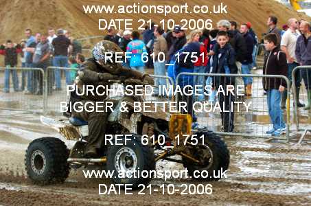 Photo: 610_1751 ActionSport Photography 21,22/10/2006 Weston Beach Race  _2_AdultQuadsSidecars #26