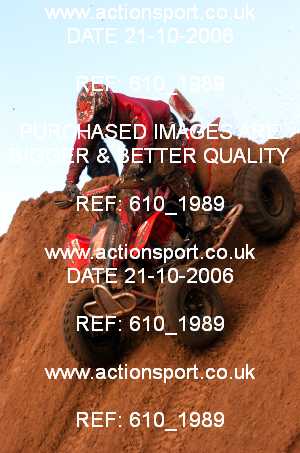 Photo: 610_1989 ActionSport Photography 21,22/10/2006 Weston Beach Race  _2_AdultQuadsSidecars #1