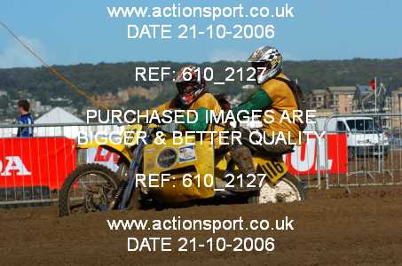 Photo: 610_2127 ActionSport Photography 21,22/10/2006 Weston Beach Race  _2_AdultQuadsSidecars #116