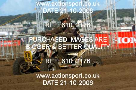 Photo: 610_2176 ActionSport Photography 21,22/10/2006 Weston Beach Race  _2_AdultQuadsSidecars #26