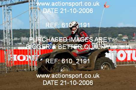 Photo: 610_2191 ActionSport Photography 21,22/10/2006 Weston Beach Race  _2_AdultQuadsSidecars #414