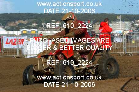 Photo: 610_2224 ActionSport Photography 21,22/10/2006 Weston Beach Race  _2_AdultQuadsSidecars #1