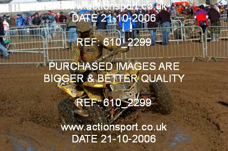 Photo: 610_2299 ActionSport Photography 21,22/10/2006 Weston Beach Race  _2_AdultQuadsSidecars #73