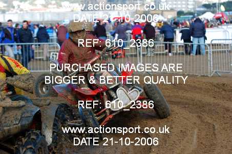 Photo: 610_2386 ActionSport Photography 21,22/10/2006 Weston Beach Race  _2_AdultQuadsSidecars #1