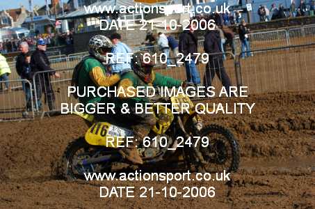 Photo: 610_2479 ActionSport Photography 21,22/10/2006 Weston Beach Race  _2_AdultQuadsSidecars #116