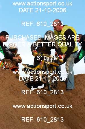 Photo: 610_2813 ActionSport Photography 21,22/10/2006 Weston Beach Race  _1_Junior65cc #11