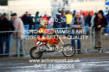 Photo: 610_2954 ActionSport Photography 21,22/10/2006 Weston Beach Race  _1_Junior65cc #87