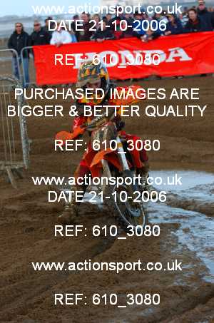 Photo: 610_3080 ActionSport Photography 21,22/10/2006 Weston Beach Race  _1_Junior65cc #87
