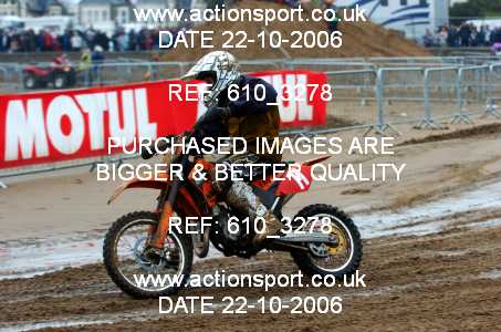 Photo: 610_3278 ActionSport Photography 21,22/10/2006 Weston Beach Race  _3_Youth85cc-ArmyHarleys #71