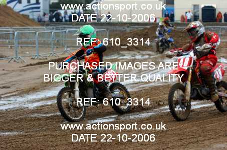 Photo: 610_3314 ActionSport Photography 21,22/10/2006 Weston Beach Race  _3_Youth85cc-ArmyHarleys #48
