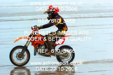 Photo: 610_3466 ActionSport Photography 21,22/10/2006 Weston Beach Race  _3_Youth85cc-ArmyHarleys #36