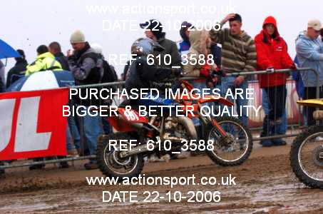 Photo: 610_3588 ActionSport Photography 21,22/10/2006 Weston Beach Race  _3_Youth85cc-ArmyHarleys #101