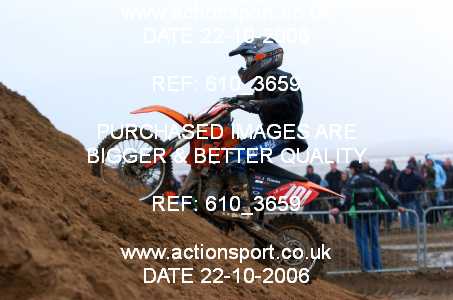 Photo: 610_3659 ActionSport Photography 21,22/10/2006 Weston Beach Race  _3_Youth85cc-ArmyHarleys #101