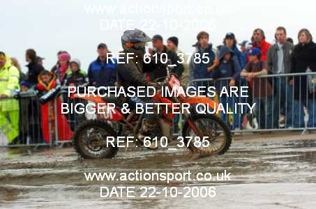 Photo: 610_3785 ActionSport Photography 21,22/10/2006 Weston Beach Race  _3_Youth85cc-ArmyHarleys #101